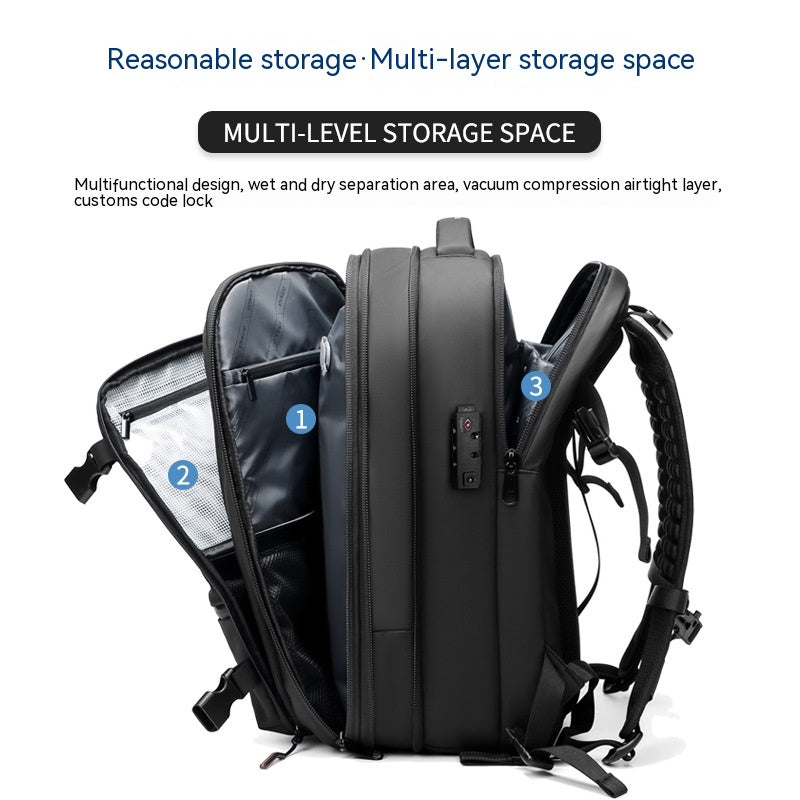 Stylish and Spacious Travel Backpack for Men: The Ultimate Business and Computer Bag
