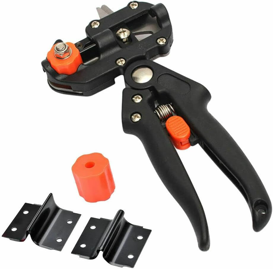 2 in 1 Grafting Tool Pruner Kit Gardening Pruning Tool for Fruit Tree Grafting Branch Trimming Cutting