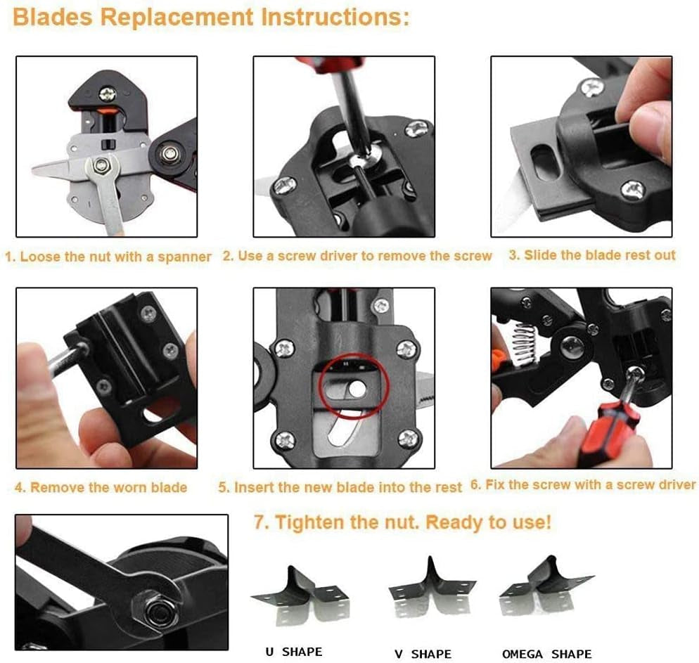 2 in 1 Grafting Tool Pruner Kit Gardening Pruning Tool for Fruit Tree Grafting Branch Trimming Cutting